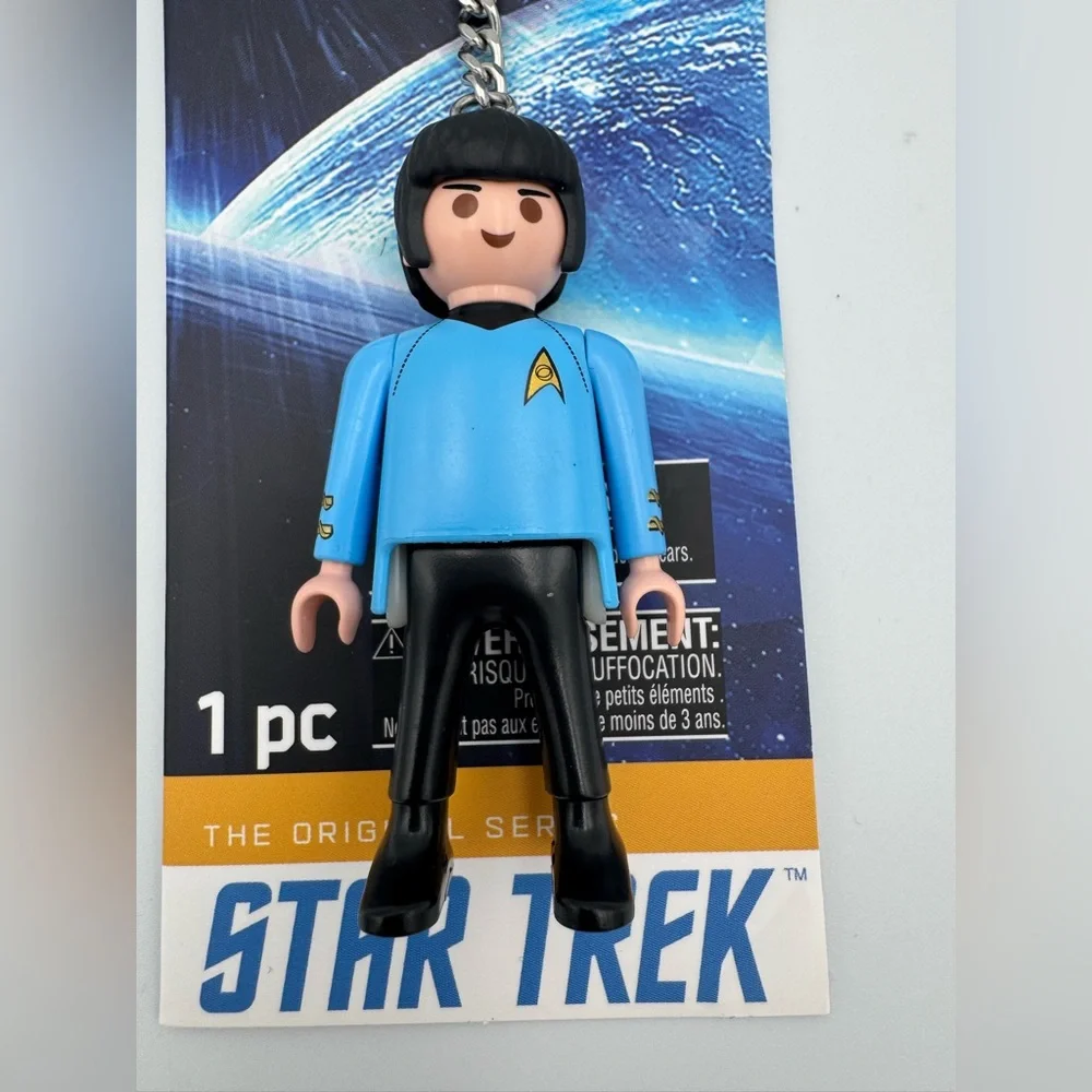 Playmobil Star Trek Spock Keychain Figure 70644 TOS Original Series NEW Vulcan‎